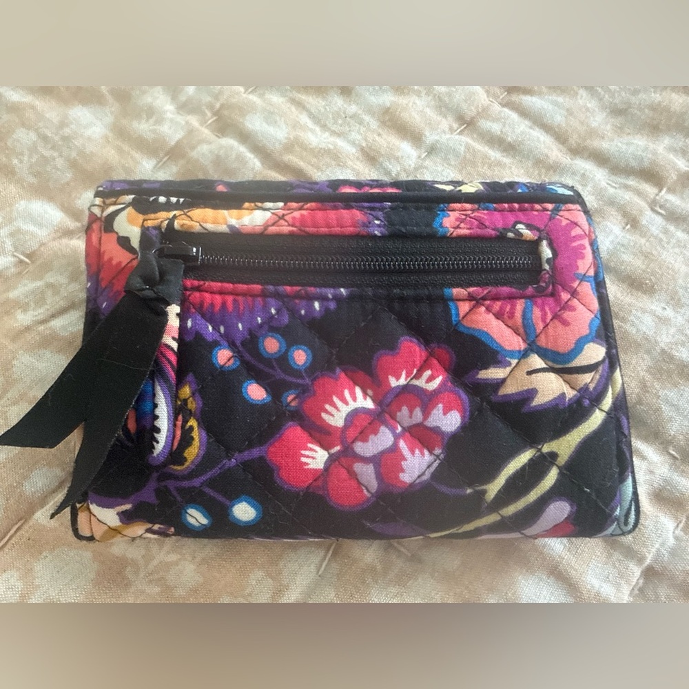 Vera Bradley RFID Riley Compact Wallet - Foxwood Pattern - Picture 2 of 9